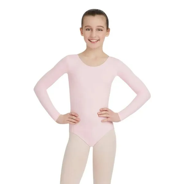 Capezio Girls' Team Basics Long Sleeve Leotard