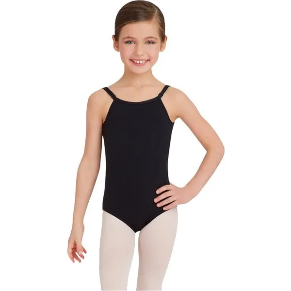 Capezio Girls' Team Basic Camisole Leotard with Adjustable Straps