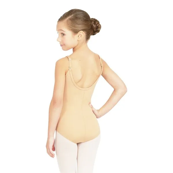 Capezio Girls' Team Basic Camisole Leotard with Adjustable Straps