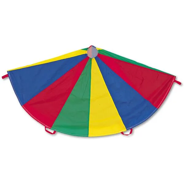 Champion Sports NP24 Nylon Multicolor Parachute, 24-ft. Diameter, 20 Handles