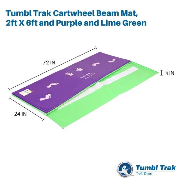 Tumbl Trak Cartwheel Beam Mat, 2ft x 6ft