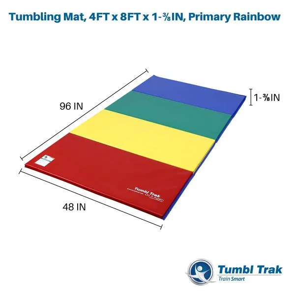 Tumbl Trak Folding Tumbling Panel Mat for Gymnastics, Cheer, Dance, and Fitness