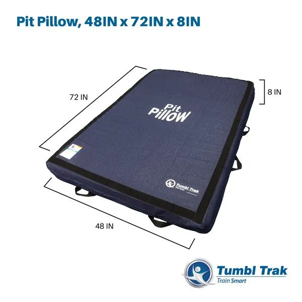 Tumbl Trak Pit Pillow Soft Mat w/Denim Cover