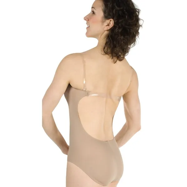 Body Wrappers 277 Womens' Under Wraps Microfiber Open back Leotard