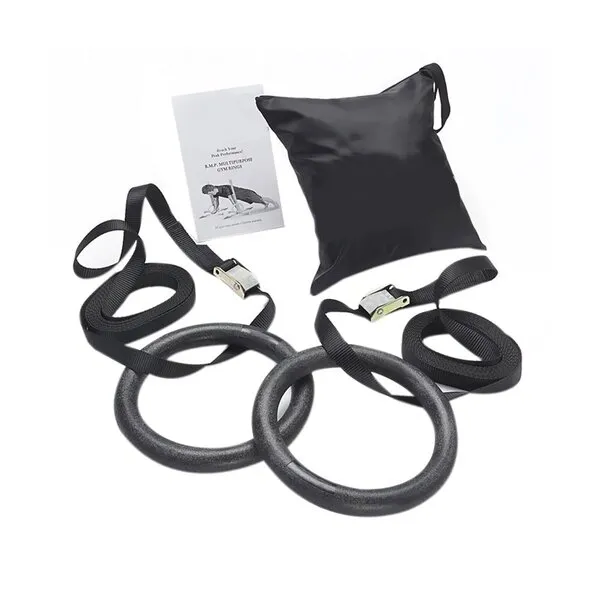 Black Mountain Products 1200lbs Rated Multi-Use Exercise Gymnastics Rings