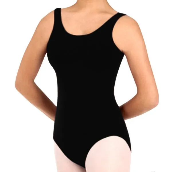 Body Wrappers BWC315 Adult Classwear Tank Ballet Cut Leotard (Black Only)