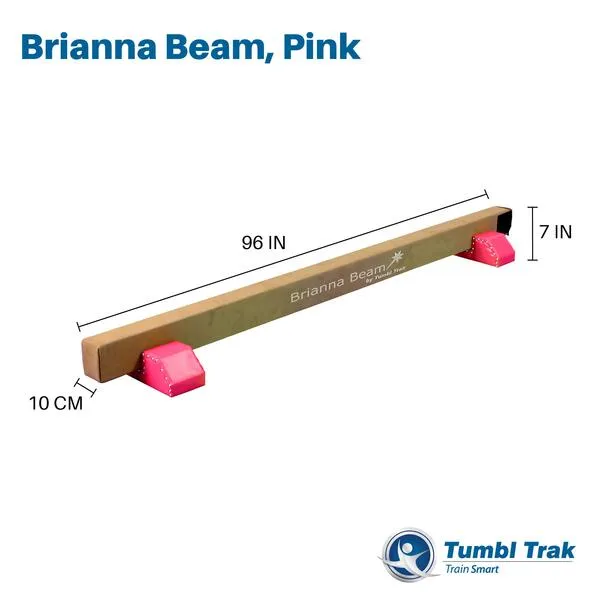 Tumbl Trak Brianna Balance Beam, Suede