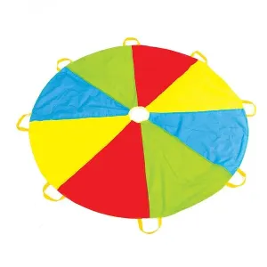 Play Platoon Parachute 6 Foot for Kids with 8 Handles Play Parachute - Multicolored Parachute