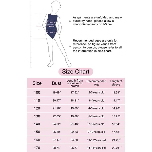 DAXIANG Gymnastics Leotards for Girls, Long Sleeve Leotard for Girls Gymnastics Outfit Black Shorts Dance Unitard Biketards