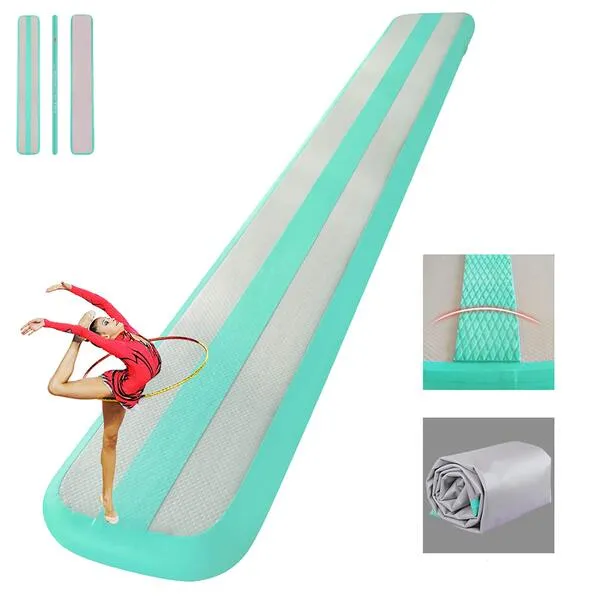 16ft Gymnastic Balance Beam for Home,Air Balance Beams Gymnastics Equipment for Practice Training(mint)