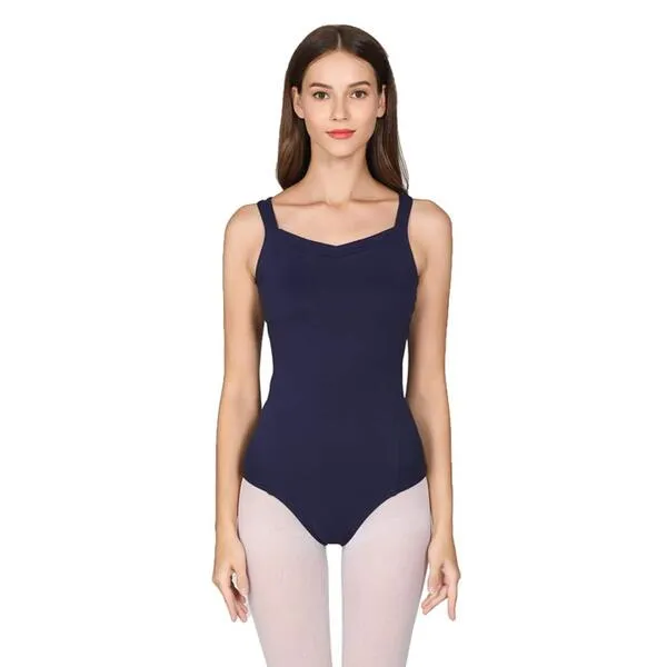 ModLatBal Women's Camisole with Cross Straps Ballet Dance Leotards