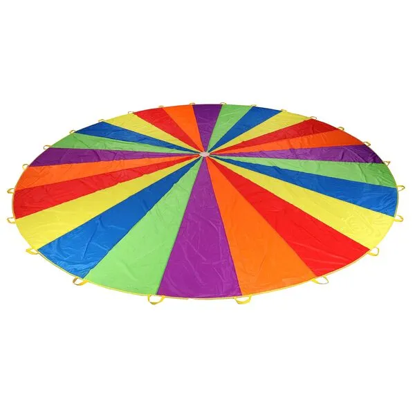 Sonyabecca Play Parachute for Kids Tent Cooperative Team Building Games Birthday Gift (20ft)