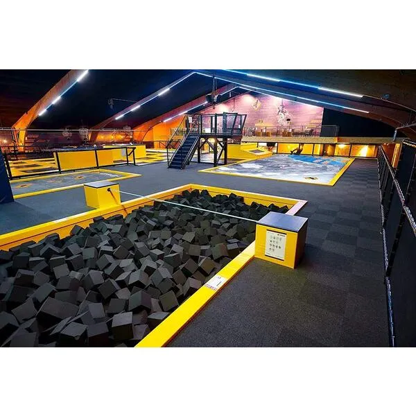 Foamma Foam Pit Cubes/Blocks 4” x 4” x 4” for Gymnastics, Freerunning and Parkour Courses, Skateboard Parks, BMX, Trampoline Arenas