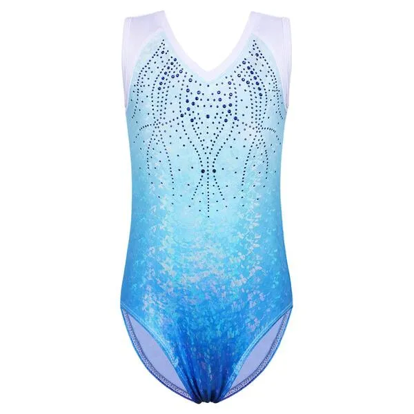 BAOHULU Girls Gymnastics Leotards One-piece 3-14 Years Practice Outfit