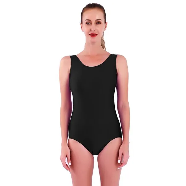 Aoylisey Women's Tank Ballet Dance Leotard One Piece Suit Gymnastics Sleeveless Bodysuit