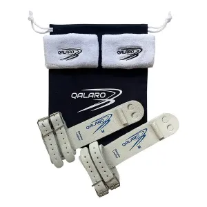 QALARO Double Buckle Grips for Girls Gymnastics | Dowel Grips, 4\