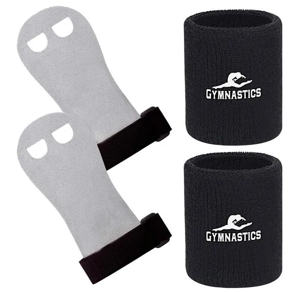 Gymnastics Hand Grips Wristbands for Girls Kids Youth