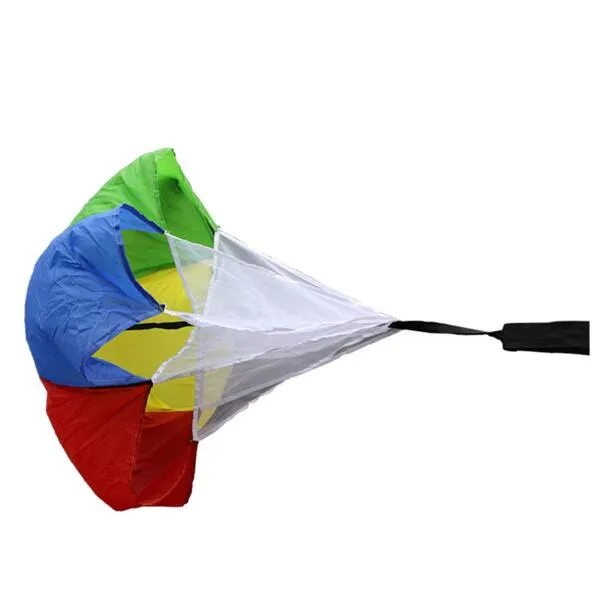 CALIDAKA Running Speed Training Parachute 45 Inch Speed Chute Resistance Running Parachute for Kids Youth Running Sprint Chute Soccer Football Sport Speed Training Acceleration Training