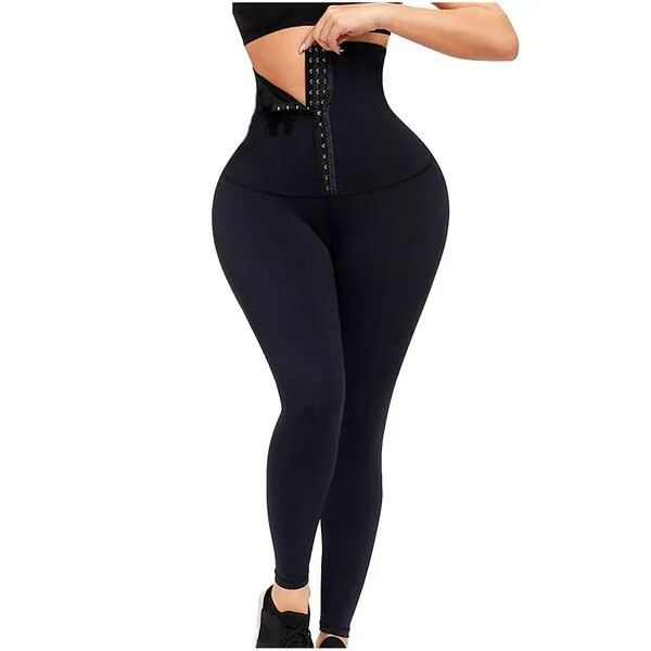 HYWJSZ Women's Yoga Pants High Waist Tummy Control Stretchy Athletics Pants, Slimming Body Shaping Fitness Leggings Black