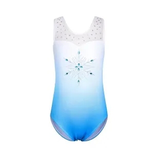 HOZIY Gymnastics Leotards for Girls Sleeveless Long Sleeve Snowflake Blue Purple Sequins Colorful Ribbons Pink Leopard Stripe