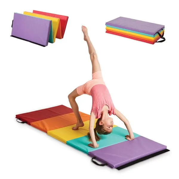 HearthSong 5-Panel Folding Gymnastics Tumbling Mat