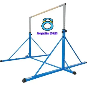 Seliyoo senior gymnastic bar 6FT in width,7.2 FT base length ,height adjustable from 49.2\