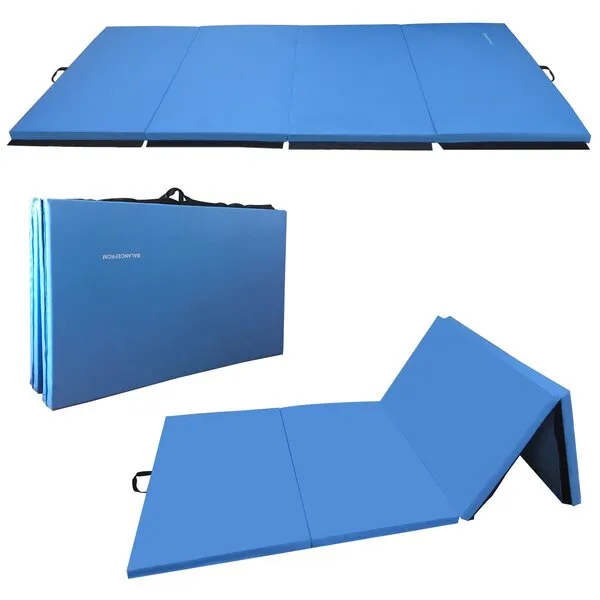 BalanceFrom All Purpose Anti Tear Gymnastics Gym Folding Exercise Aerobics Mats