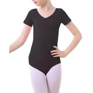 Tekbiu Leotards For Girls Long Sleeve/Short Sleeve Leotard Dancing Ballet Gymnastics Athletic For Little Kid