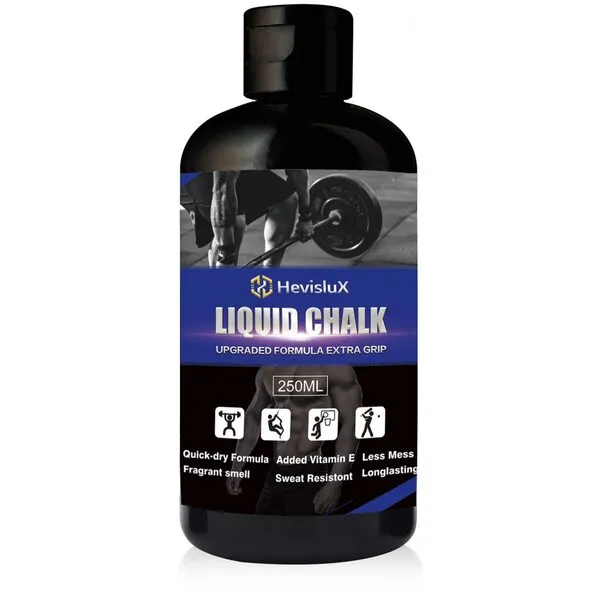 Hevislux Liquid Chalk. Improve Hand Grip for Gymnastic, Rock Climbing, Weightlifting. Quick-Drying Formula. Easy use, no Mess, Added Vitamin E.