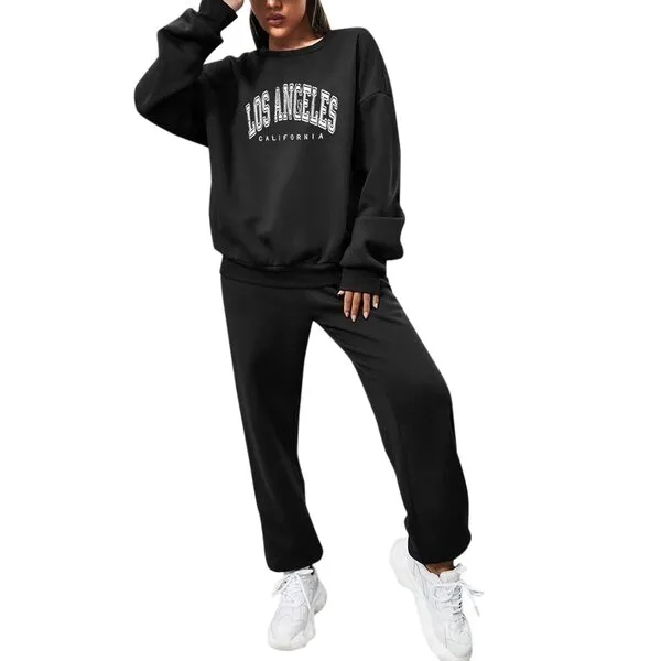 Tracksuit Sets for Women Casual Zip Up Hoodie Jacket Sweatsuit and Sweatpants Long Sleeve 2 Piece Joggers Outfits