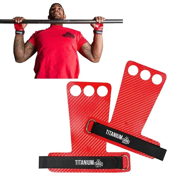 Bear Grips 2, 3 and No Hole Carbon Hand Grips for Cross Training | Padded Wrist Straps | Ultra Thin Pull Up Grips for Men & Women| WODs| Gymnastics Grips| Gym Hand Grips | Weightlifting Gloves.