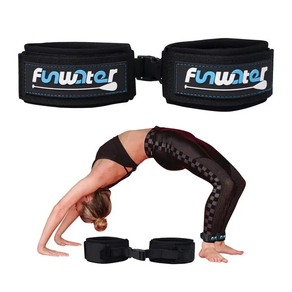 FunWater Ankle Straps Gymnastics Tumbling Trainer Used in Standing Backflips, Handspring Training Aid for Cheer, Dance, Gymnastic Practice Adjustable Bands for Girls and Boys