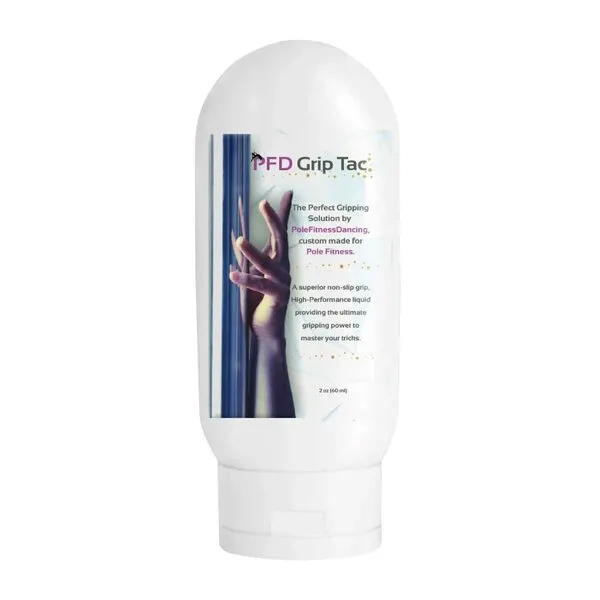 PFD Grip Tac - Pole Grip Aid Tac – Ultimate gripping Liquid Solution for Pole Dancing - Stronger Than Dry Hands, Repels Perspiration from Sweaty Hands, Enhancer to give Your Grip a Boost