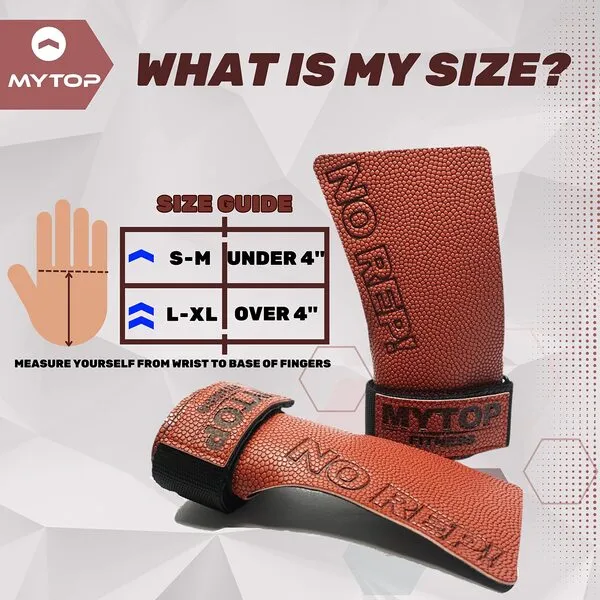 Gymnastics Basketball Sticky Hand Grips for Functional Training, Weightlifting, gymnatics, Pull ups, Muscle ups, with Wrist Straps, Comfort and Support for Gym Workout, Fingerless Grips