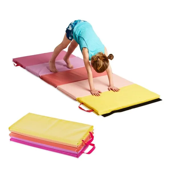 HearthSong 5-Panel Folding Gymnastics Tumbling Mat