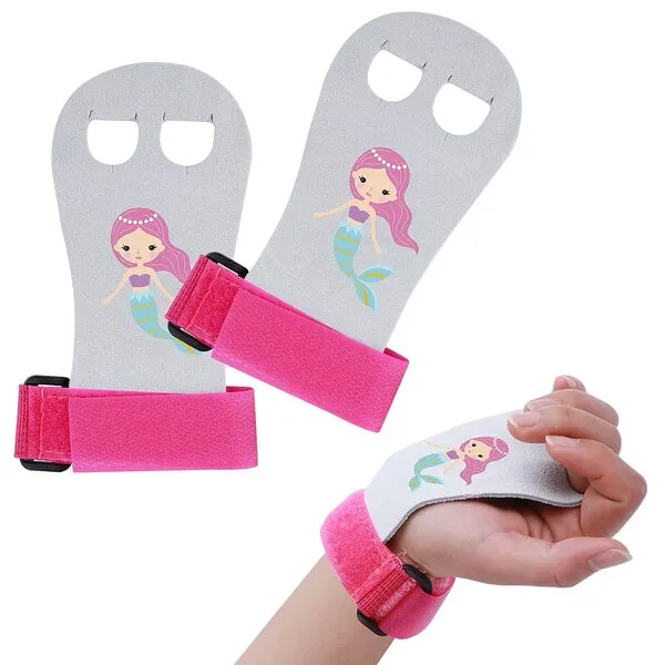 Abeillo Gymnastics Hand Grips for Girls & Boys, Athletic Gymnastics Grips Gymnastics Gloves Gymnastic Bar Palm Protection Sports Accessories for Workout and Exercise