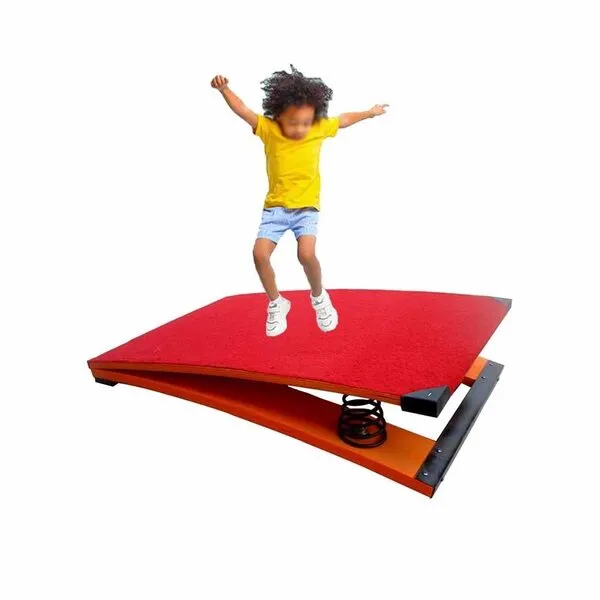 Vault Gymnastics Springboard, Steel Spring and Jump Pad, Arts Springboard for Sports Club/Martial for School Training/Home