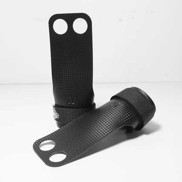 Bear Grips 2, 3 and No Hole Carbon Hand Grips for Cross Training | Padded Wrist Straps | Ultra Thin Pull Up Grips for Men & Women| WODs| Gymnastics Grips| Gym Hand Grips | Weightlifting Gloves.