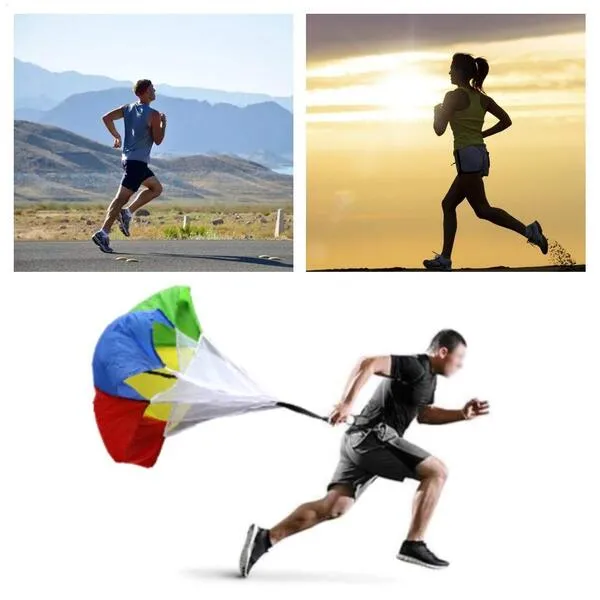 wiiAiloo Speed Resistance Training Parachute Sprint Parachutes Equipment Sprint Parachutes Resistance Training Tool for Kids Teenager