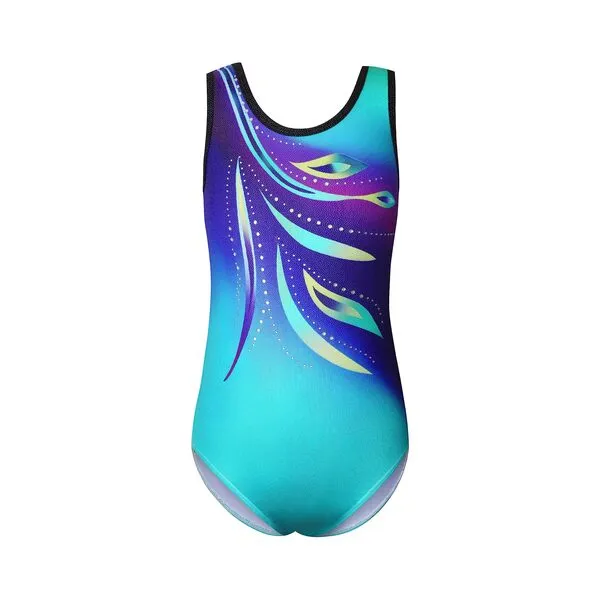 WanLiangJin Gymnastics Leotards for Toddler Girls Sleeveless Unitards Active Sparkly Dancewear Bodysuits Tumbling Outfit