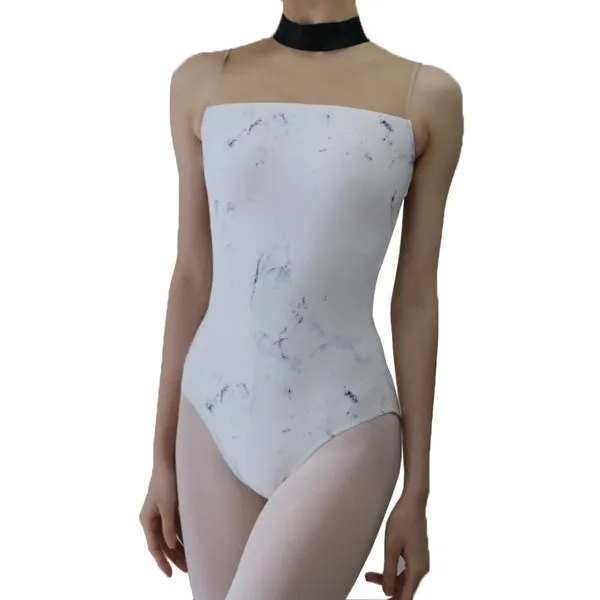 Lanbodance Women's Neck Sleeveless Ballet Leotards for Adult Dance Bodysuit