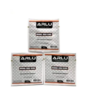 Arlu Fitness Tech Gym Chalk Block Improves Grip for Weight Lifting, Gymnastics, Rock-Climbing, Bouldering Long Lasting Grip